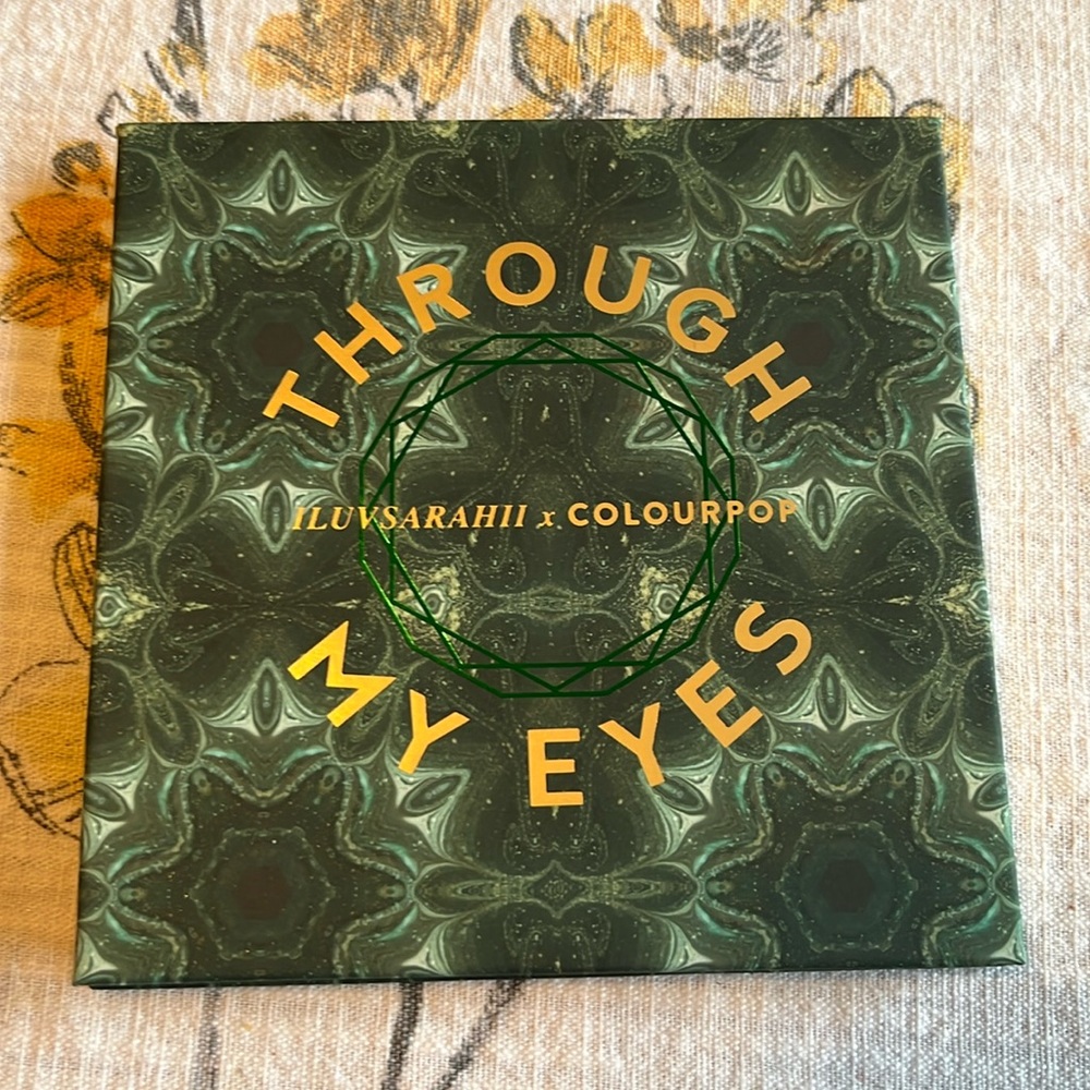 Colourpop Through My Eyes ILUVSARAHII collab Palette- gently used
